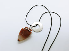 Necklace with Fancy Agate Arrow Pendant