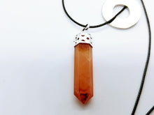 Necklace with Carnelian Crystal Pendant