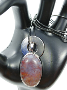 Necklace with Stone Agate Pendant