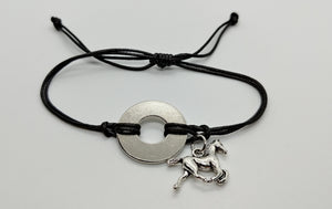 Classic Bracelet with Horse Charm