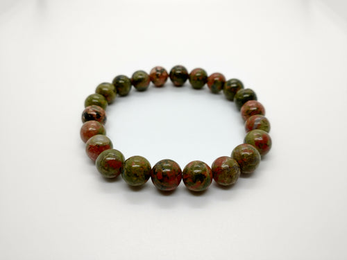 Unakite Gemstone Healing Bracelet